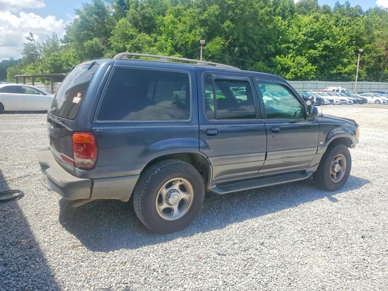 2001 Mercury Mountaineer Синий vin: 4M2ZU86P11UJ09571