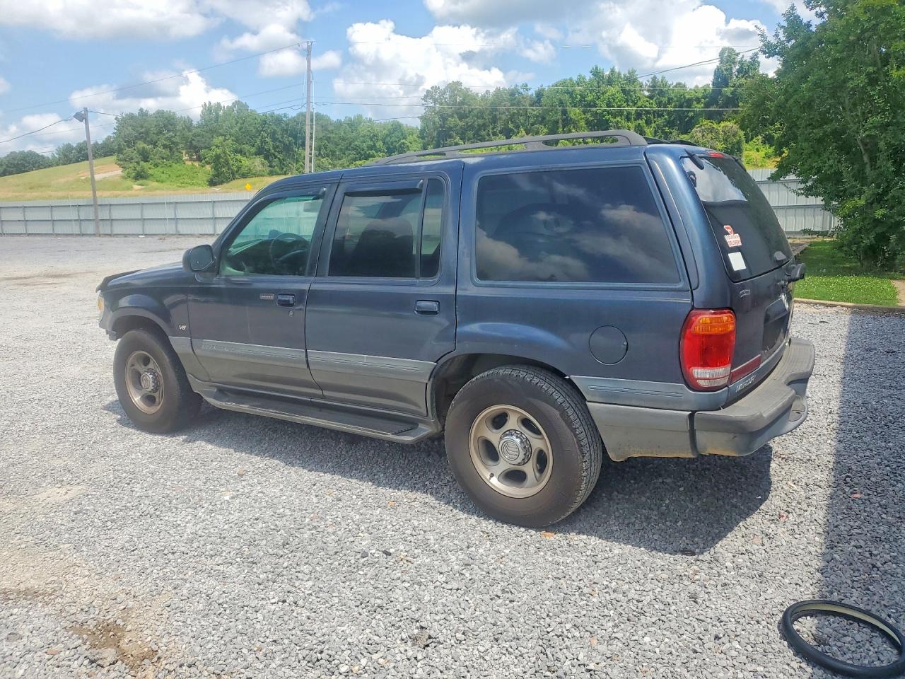 2001 Mercury Mountaineer Синий vin: 4M2ZU86P11UJ09571