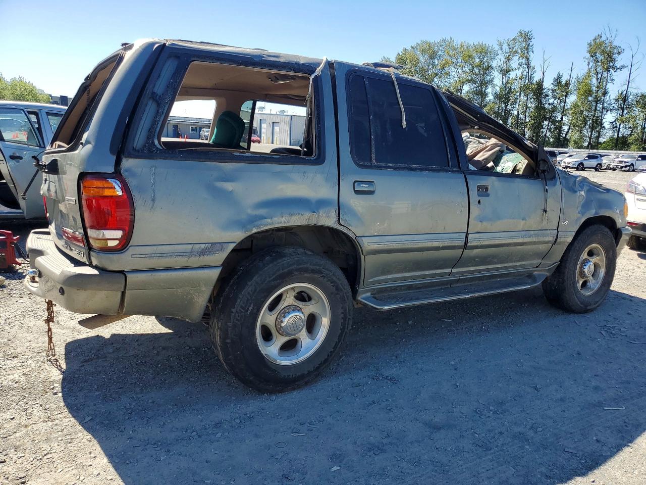 2000 Mercury Mountaineer Gray vin: 4M2ZU86P3YUJ28178