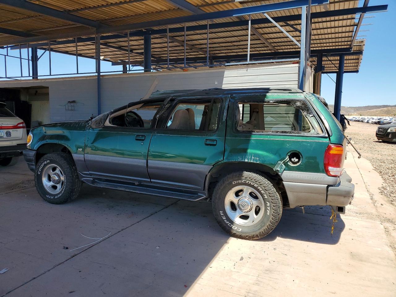 2001 Mercury Mountaineer Green vin: 4M2ZU86P51UJ14403