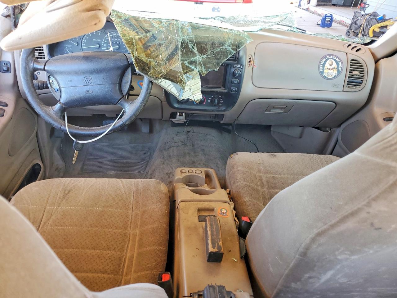 2001 Mercury Mountaineer Green vin: 4M2ZU86P51UJ14403