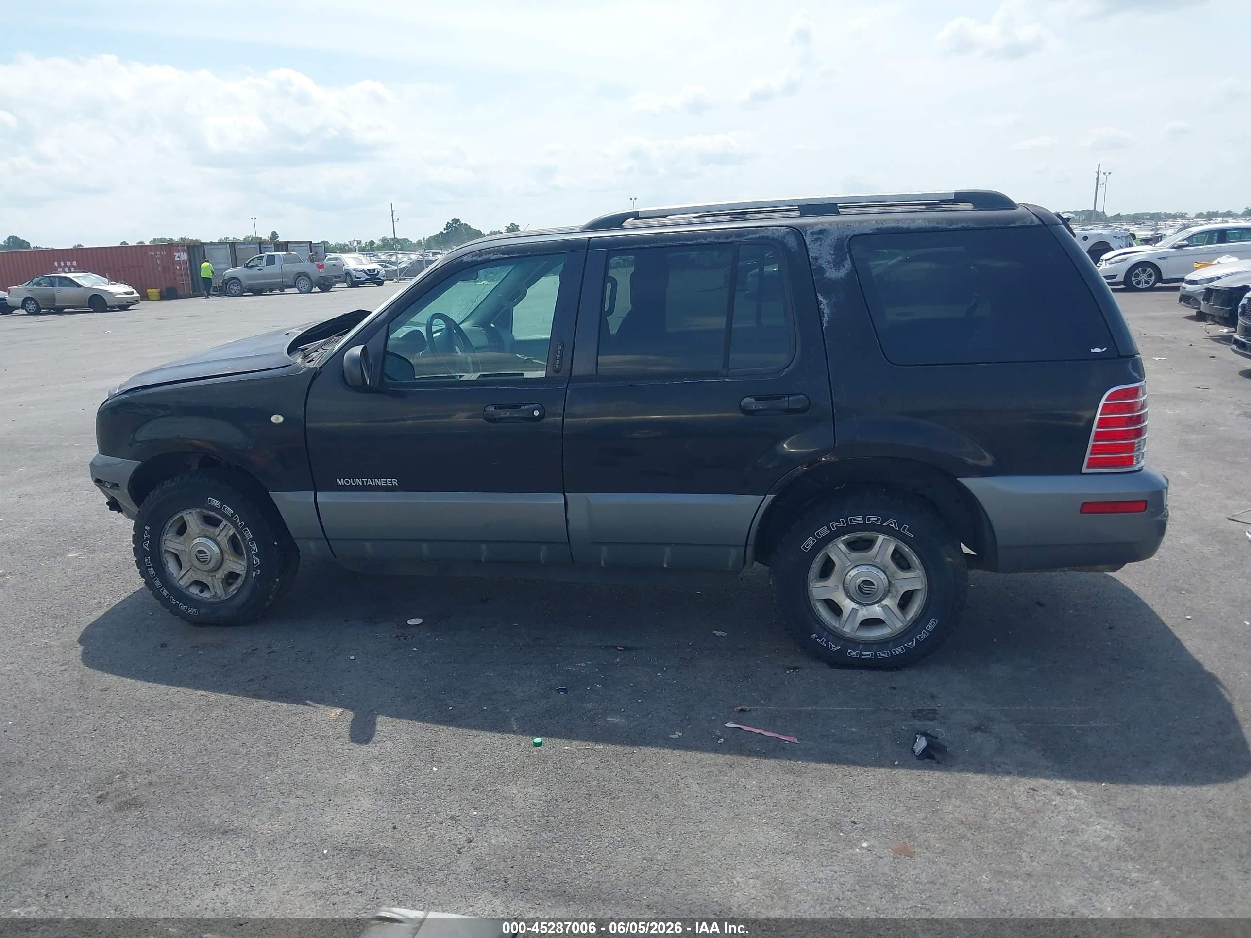 2002 Mercury Mountaineer   Black vin: 4M2ZU86W22ZJ13690