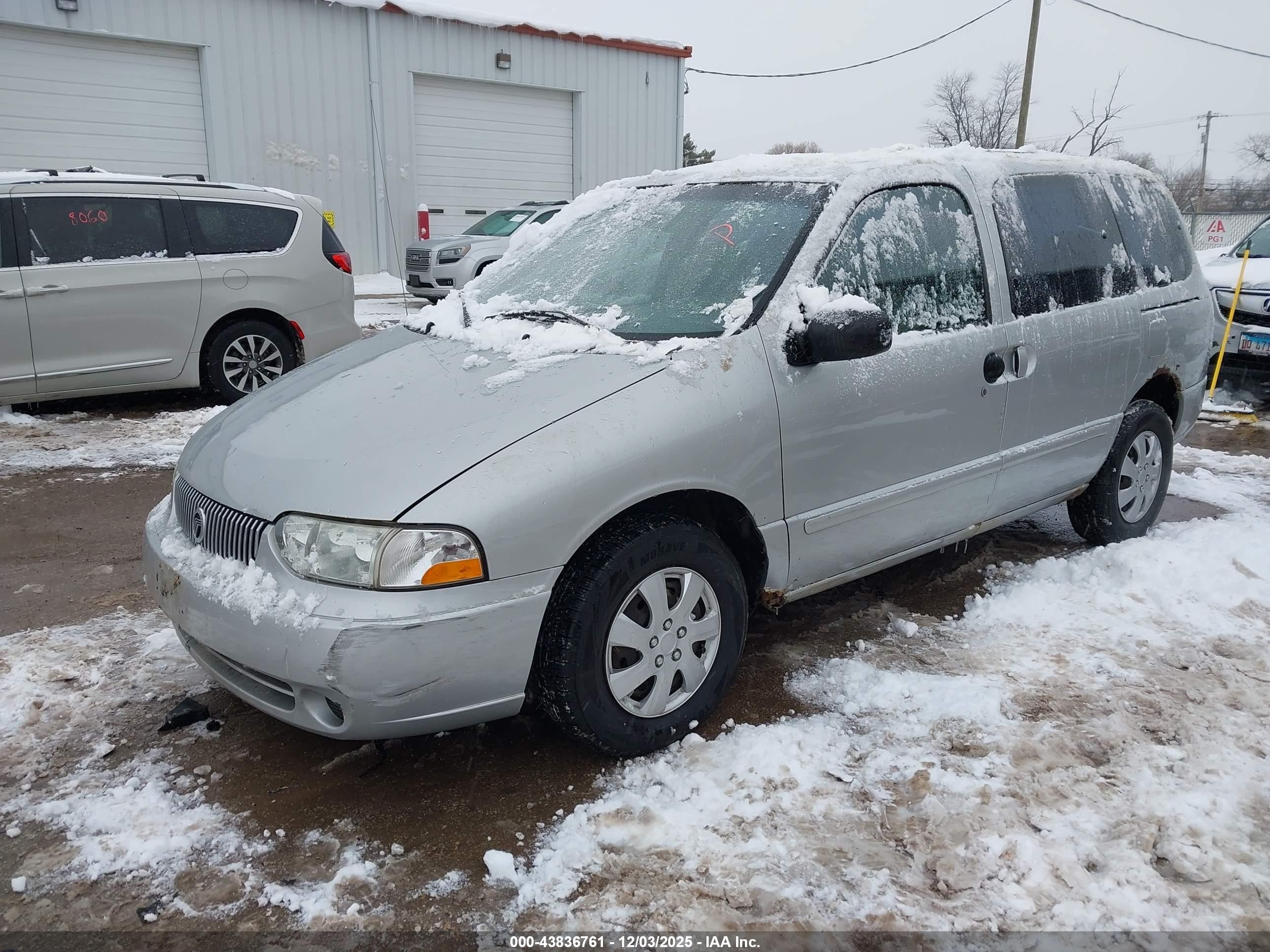 2002 Mercury Villager   Silver vin: 4M2ZV11T22DJ05622