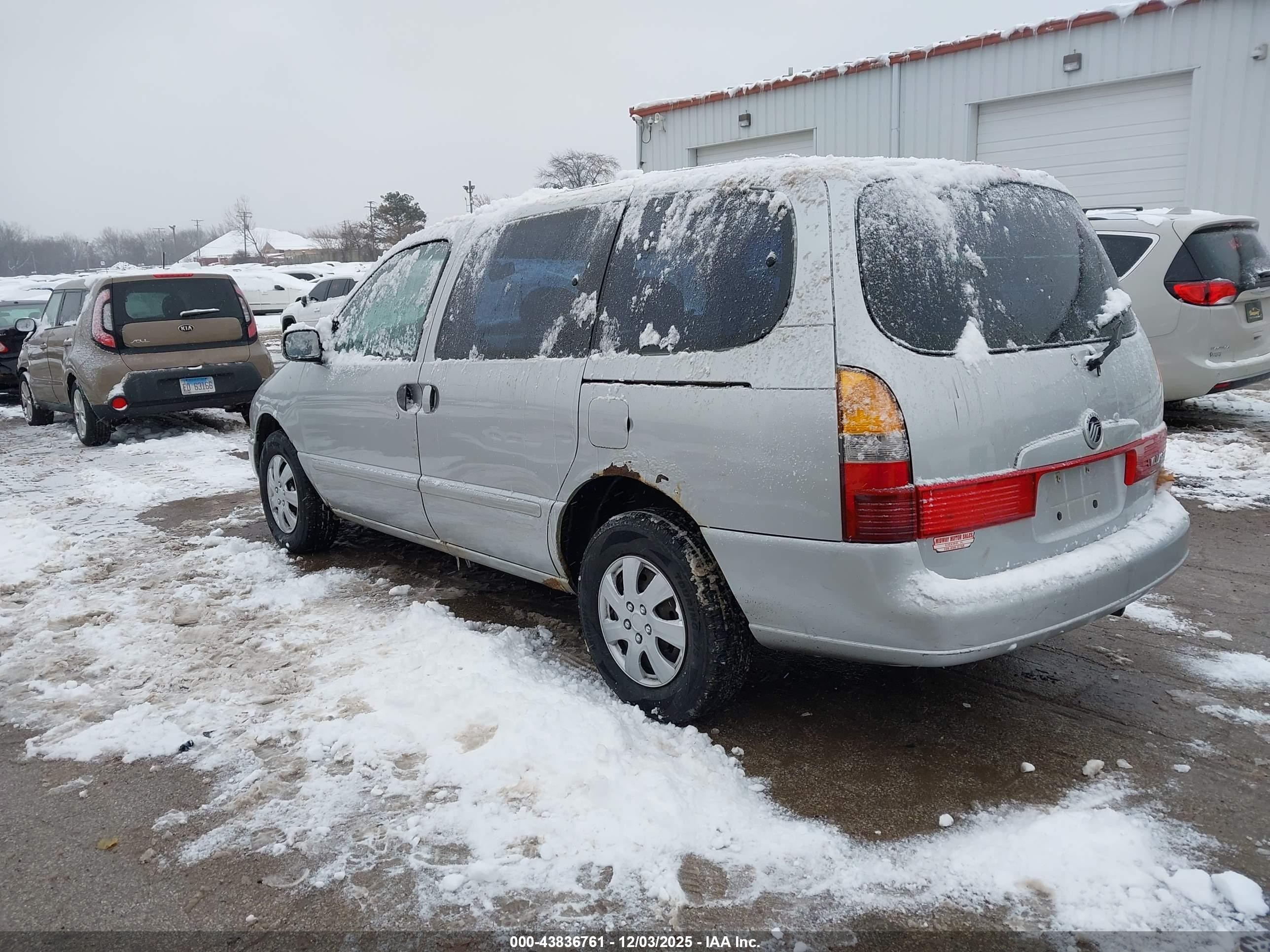 2002 Mercury Villager   Silver vin: 4M2ZV11T22DJ05622