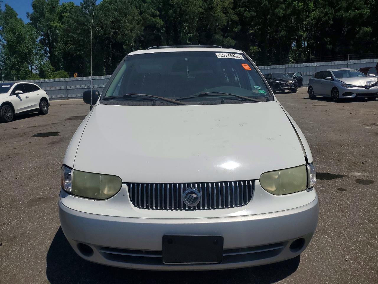 2002 Mercury Villager Белый vin: 4M2ZV11T52DJ04917
