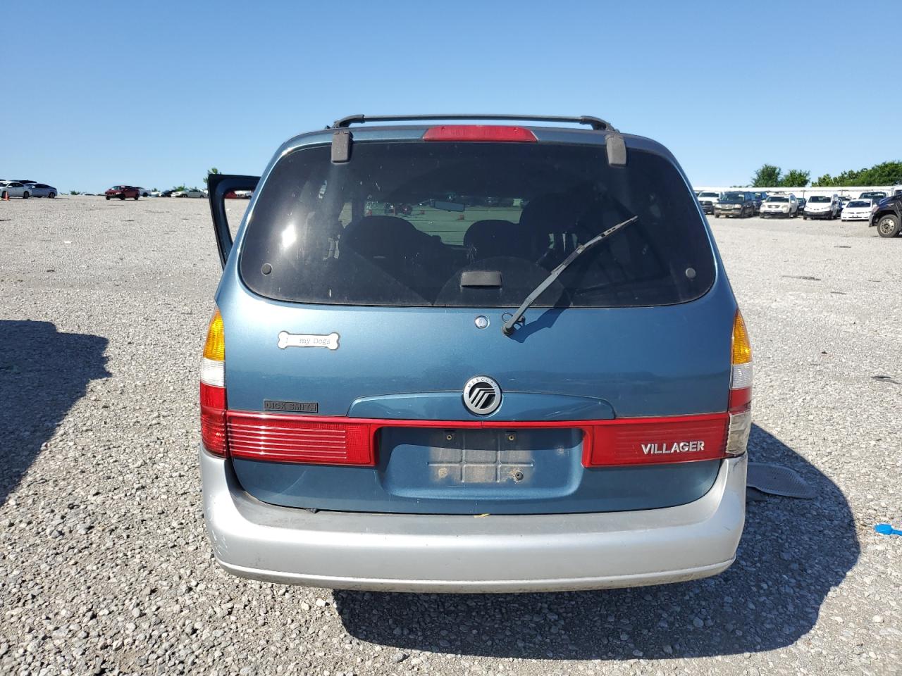 2002 Mercury Villager Blue vin: 4M2ZV11T52DJ18378