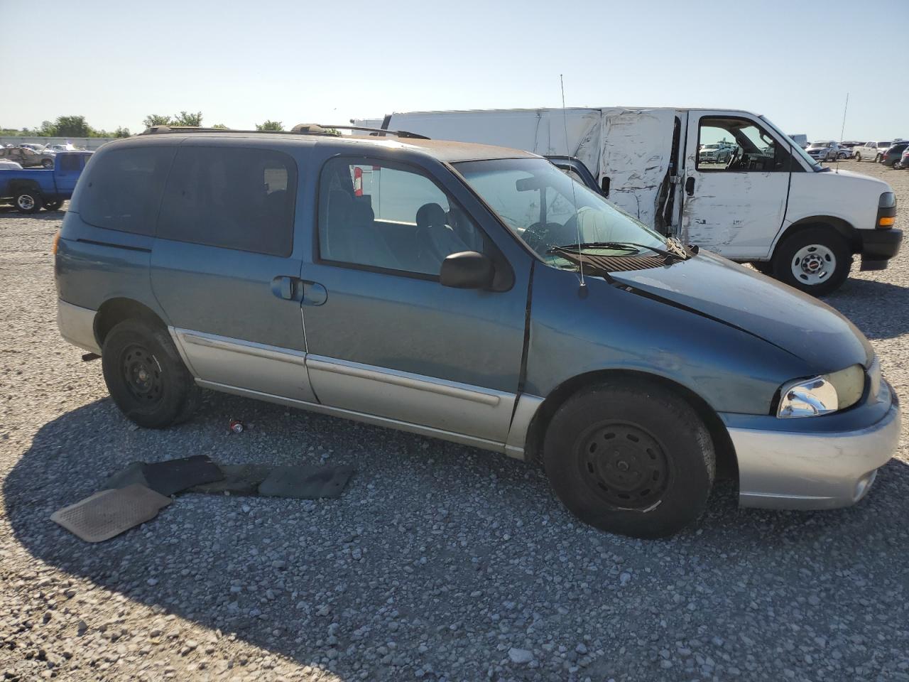 2002 Mercury Villager Blue vin: 4M2ZV11T52DJ18378