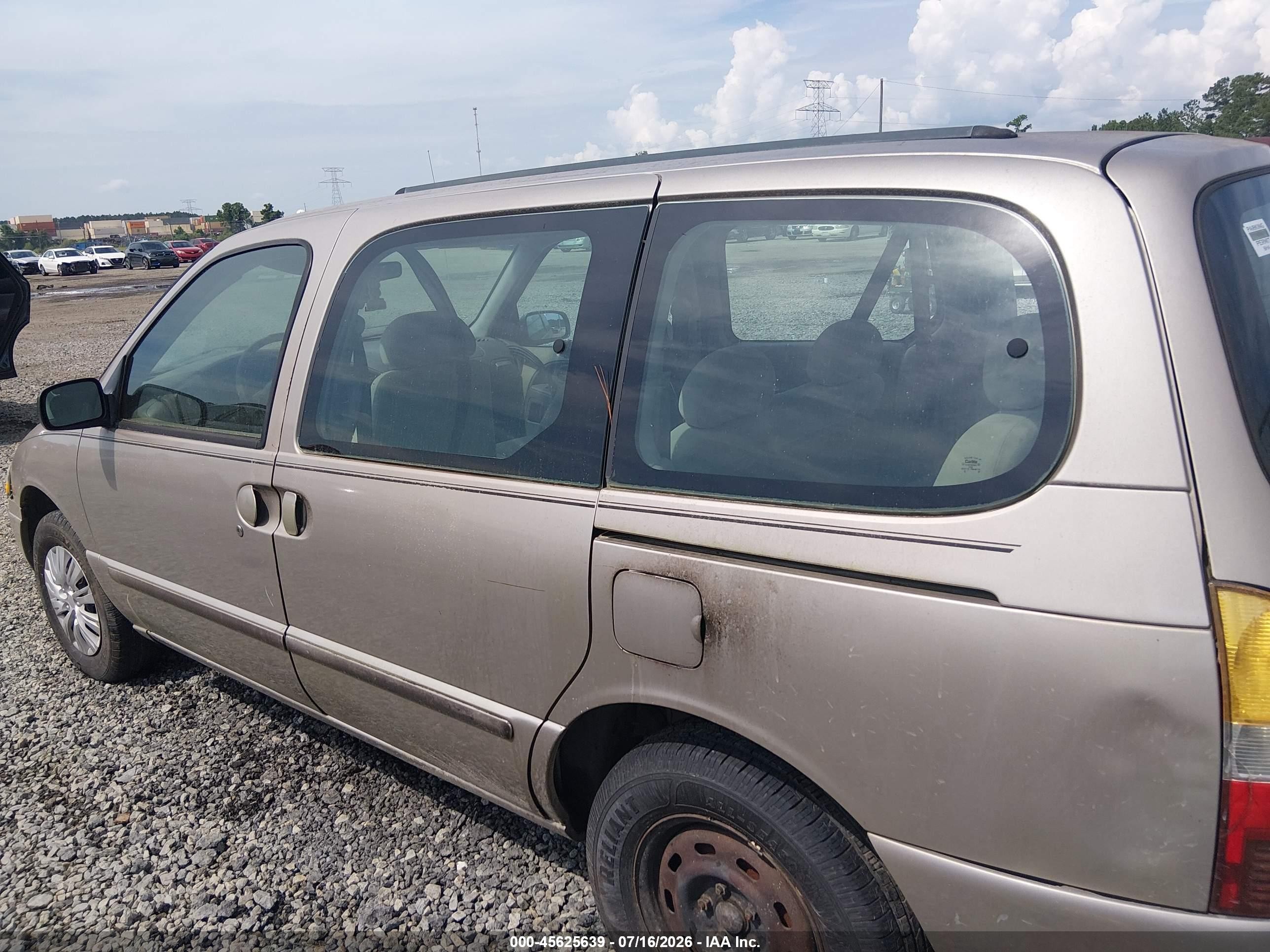 2002 Mercury Villager Value Бежевый vin: 4M2ZV11T72DJ03851