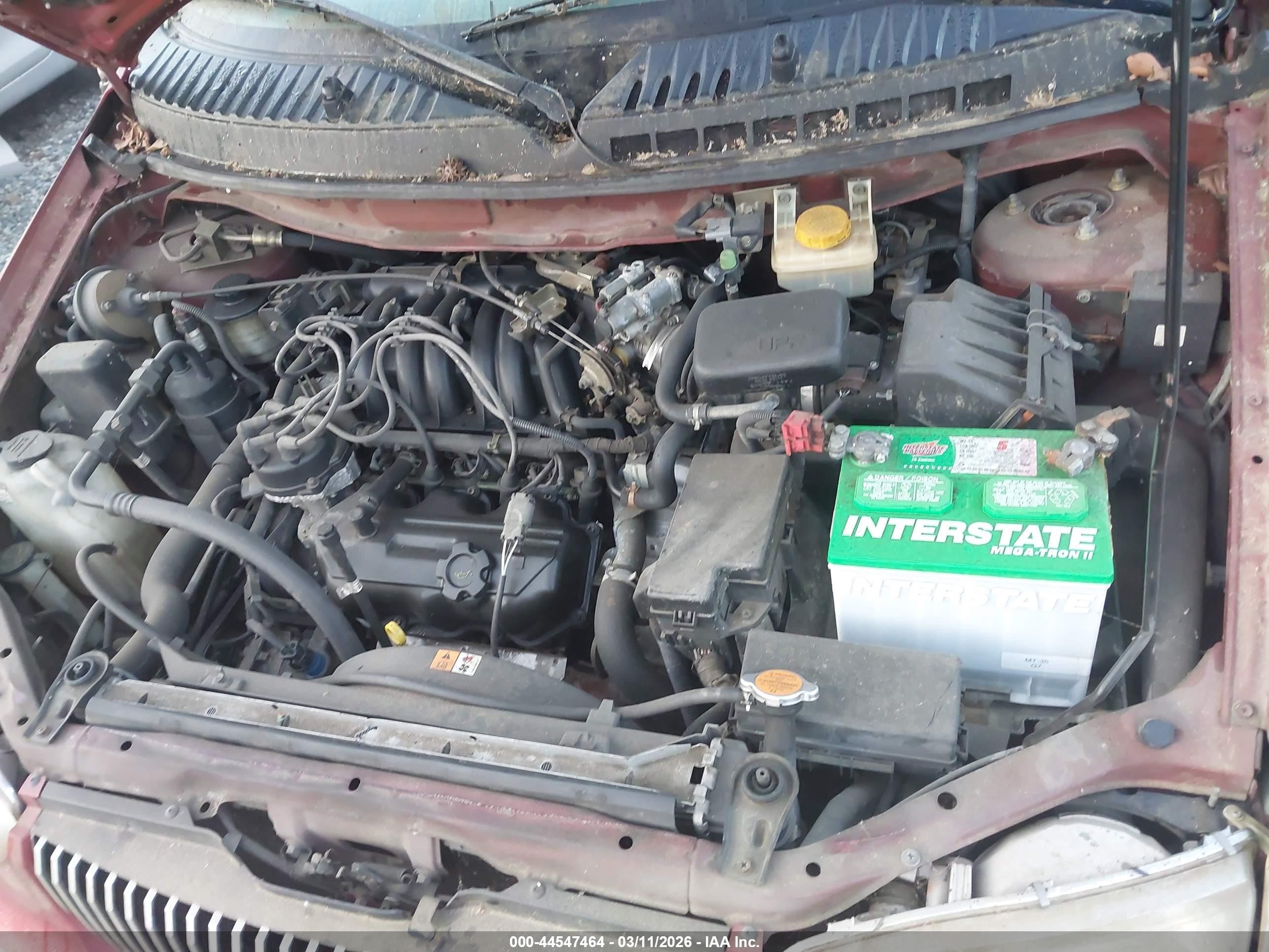 2002 Mercury Villager   Red vin: 4M2ZV11T82DJ14132