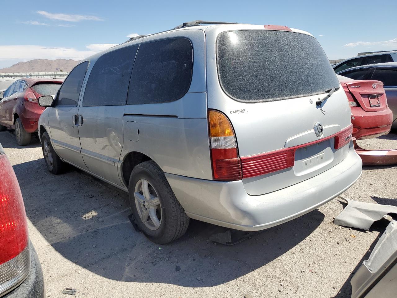 2001 Mercury Villager Silver vin: 4M2ZV11TX1DJ01381