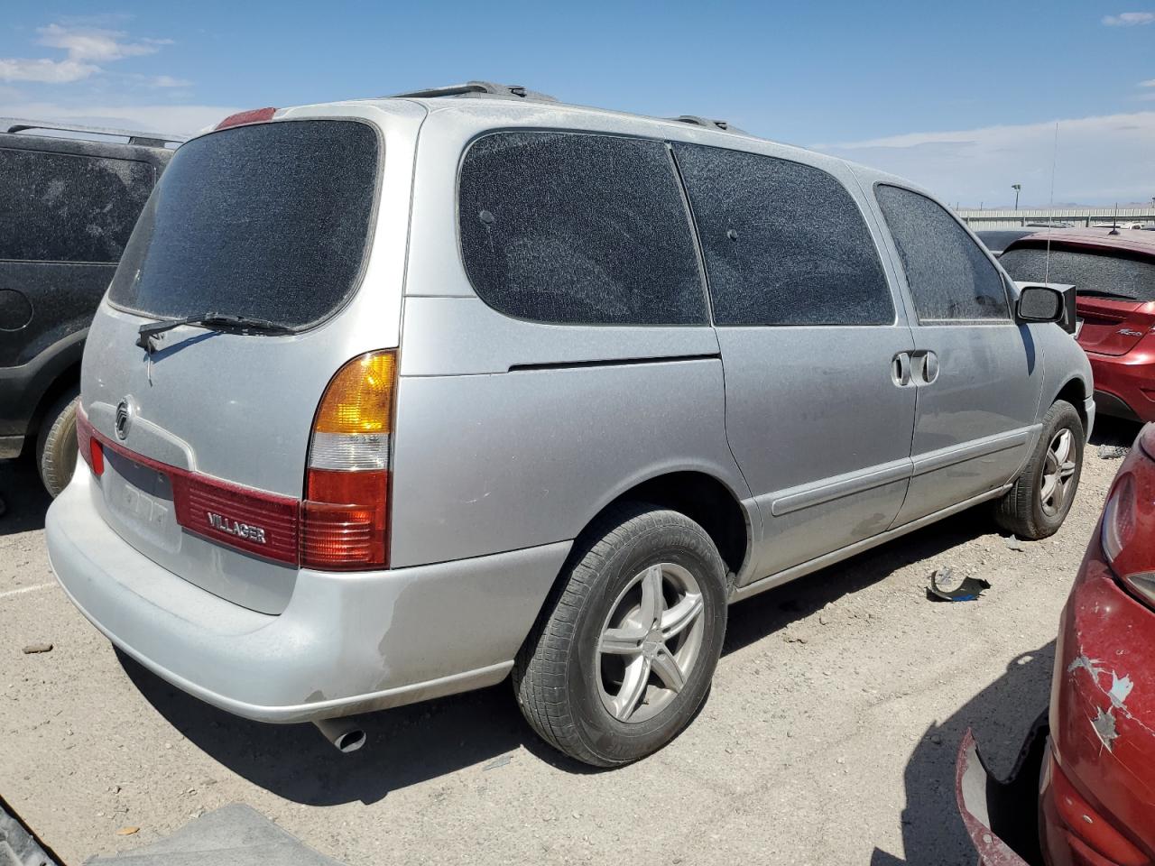 2001 Mercury Villager Silver vin: 4M2ZV11TX1DJ01381