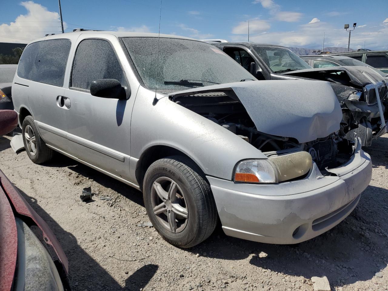 2001 Mercury Villager Silver vin: 4M2ZV11TX1DJ01381
