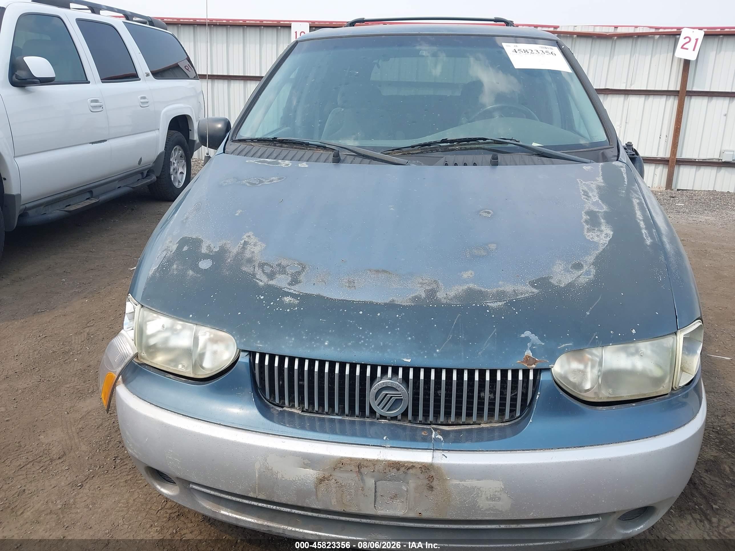 2002 Mercury Villager Value Green vin: 4M2ZV11TX2DJ04539