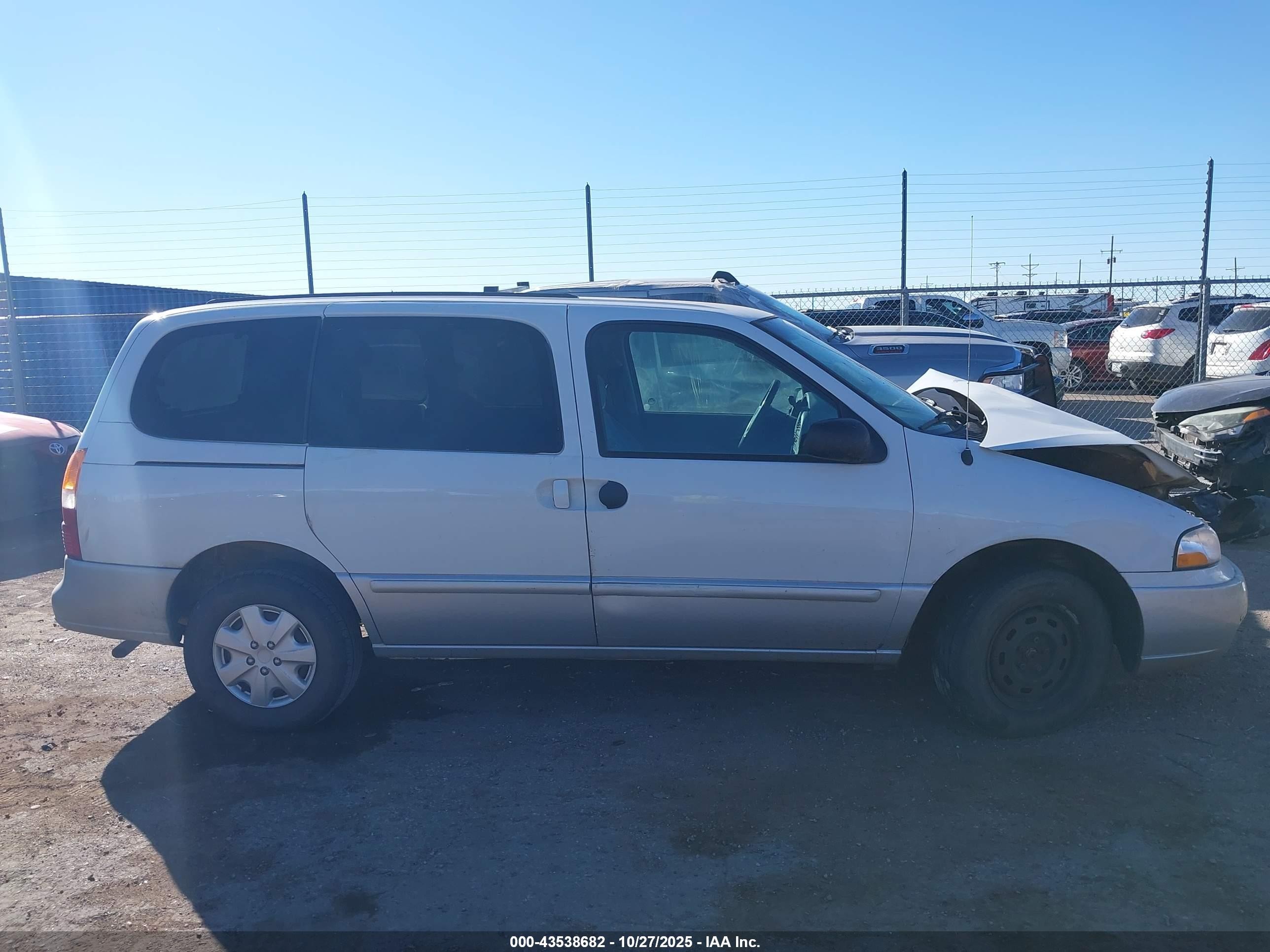 2002 Mercury Villager   White vin: 4M2ZV11TX2DJ05786