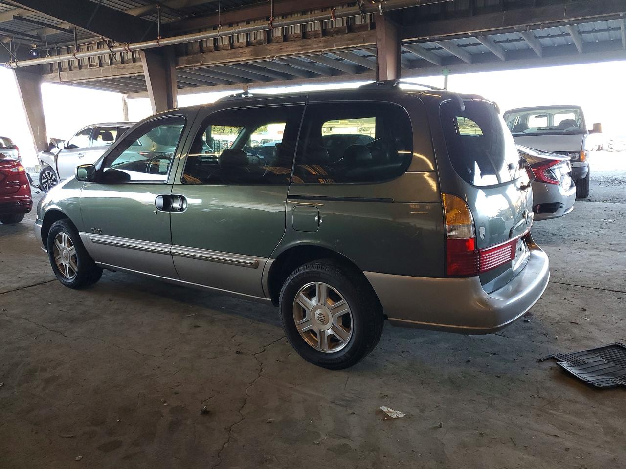 2002 Mercury Villager Estate Green vin: 4M2ZV14T52DJ05755