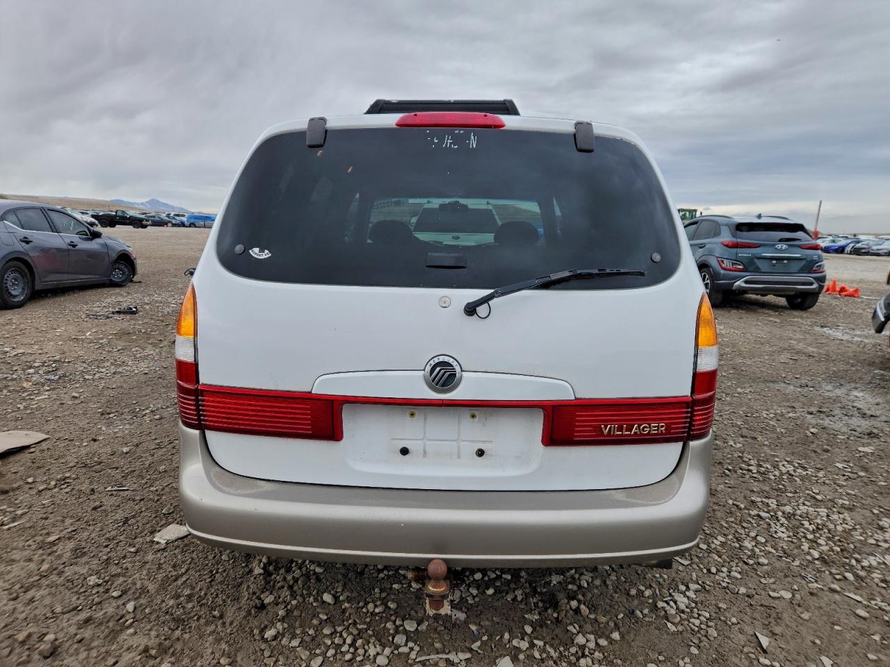 2001 Mercury Villager Estate White vin: 4M2ZV14T61DJ12339