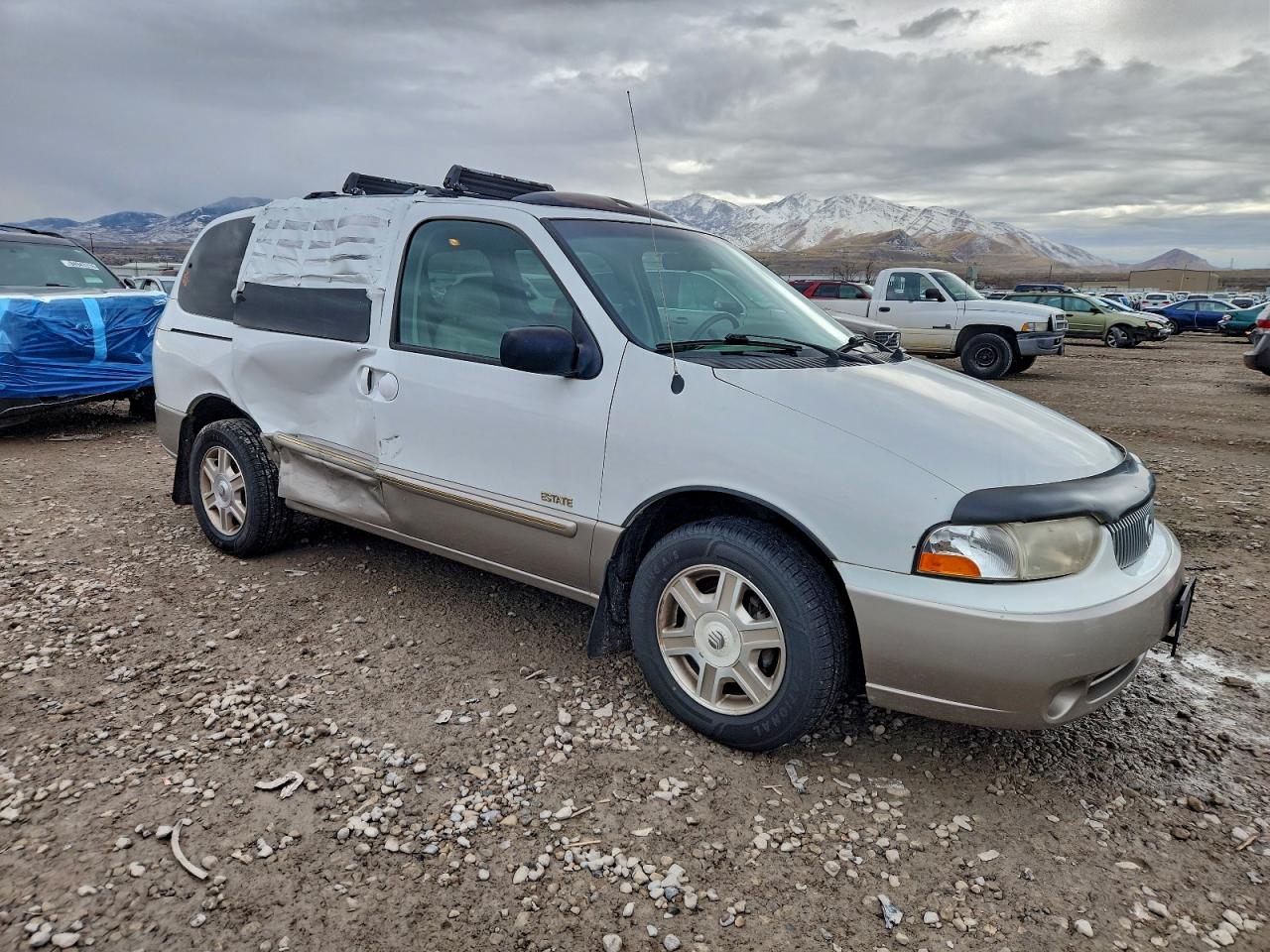 2001 Mercury Villager Estate White vin: 4M2ZV14T61DJ12339