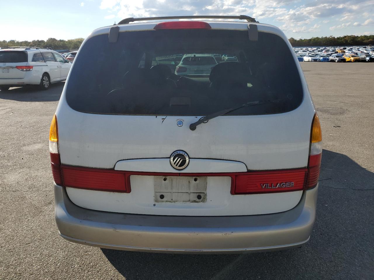 2002 Mercury Villager Estate White vin: 4M2ZV14T72DJ00492