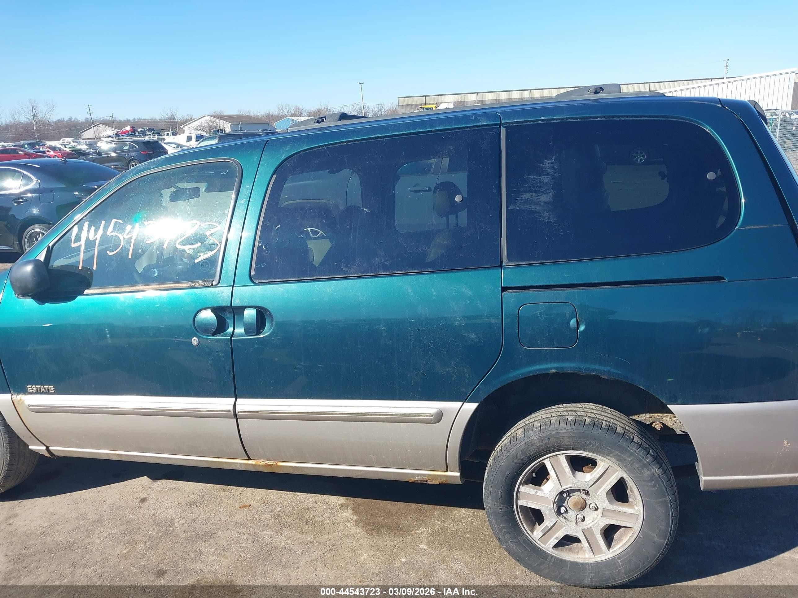 2002 Mercury Villager Estate Green vin: 4M2ZV14T82DJ16538