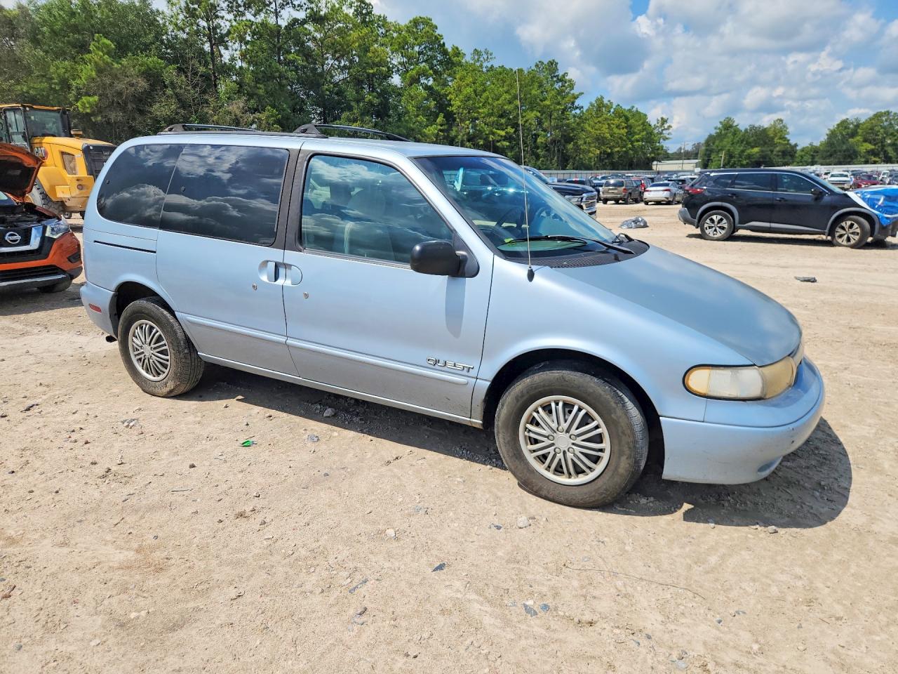 1998 Nissan Quest Xe Blue vin: 4N2DN1111WD801258