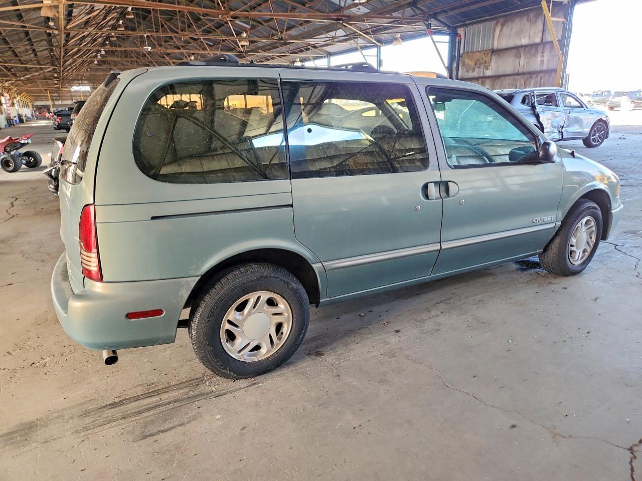 1997 Nissan Quest Xe Green vin: 4N2DN1113VD834826