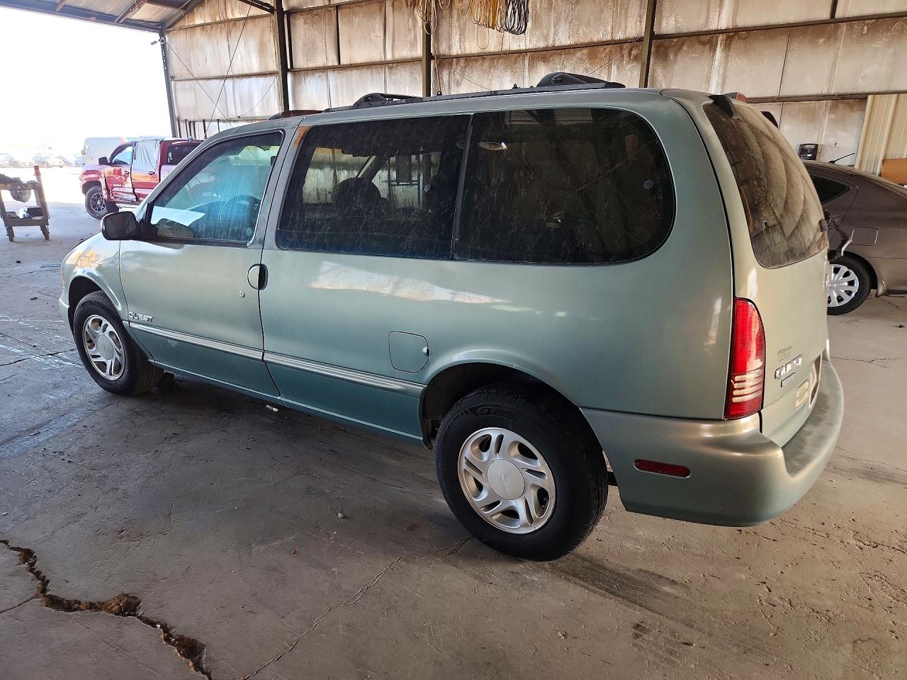 1997 Nissan Quest Xe Green vin: 4N2DN1113VD834826