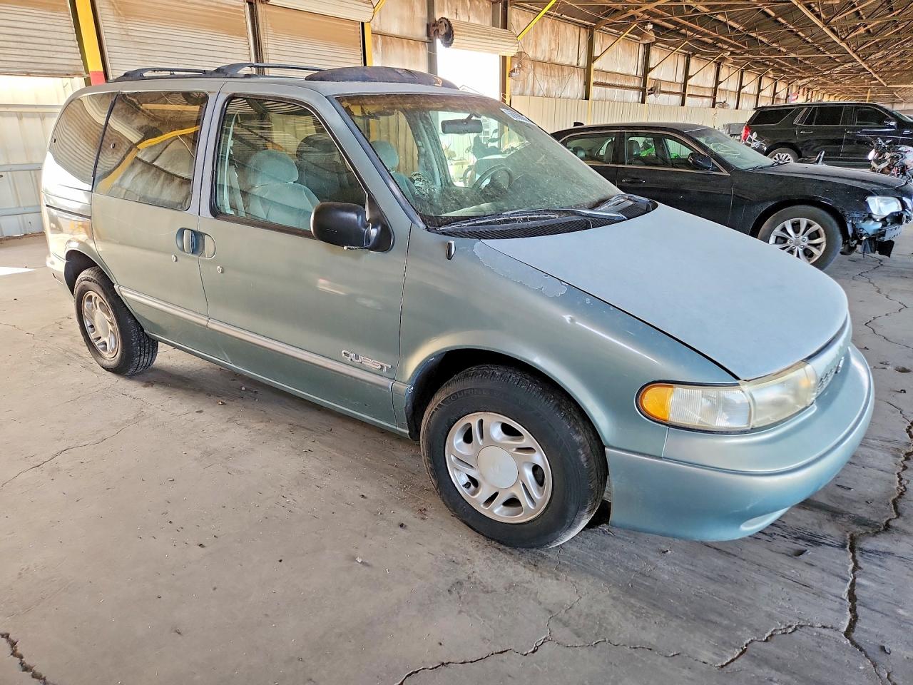 1997 Nissan Quest Xe Green vin: 4N2DN1113VD834826