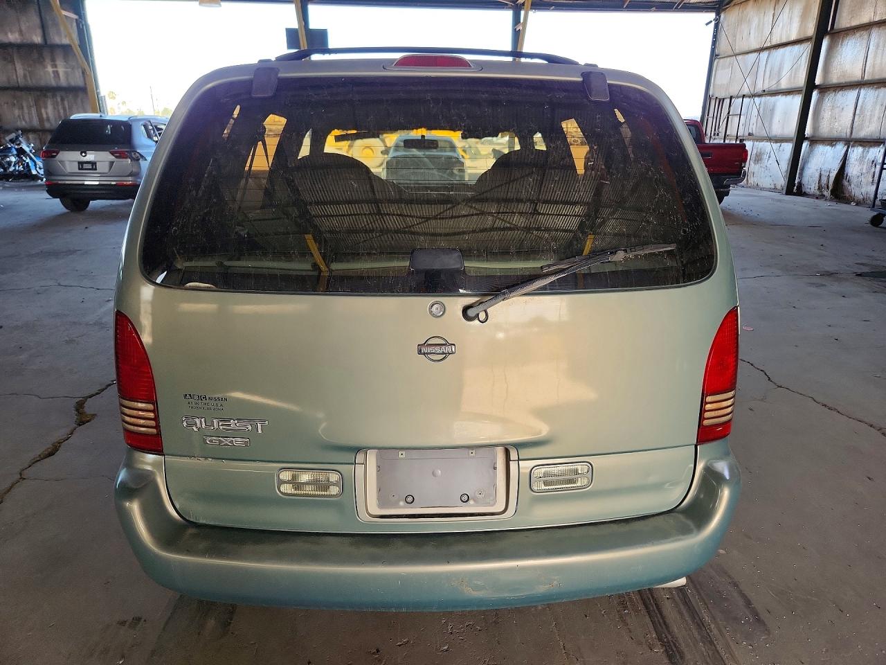1997 Nissan Quest Xe Green vin: 4N2DN1113VD834826