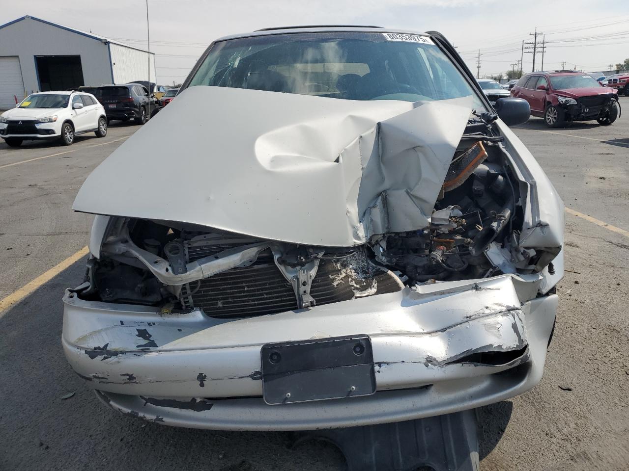 1997 Nissan Quest Xe Silver vin: 4N2DN1114VD818165