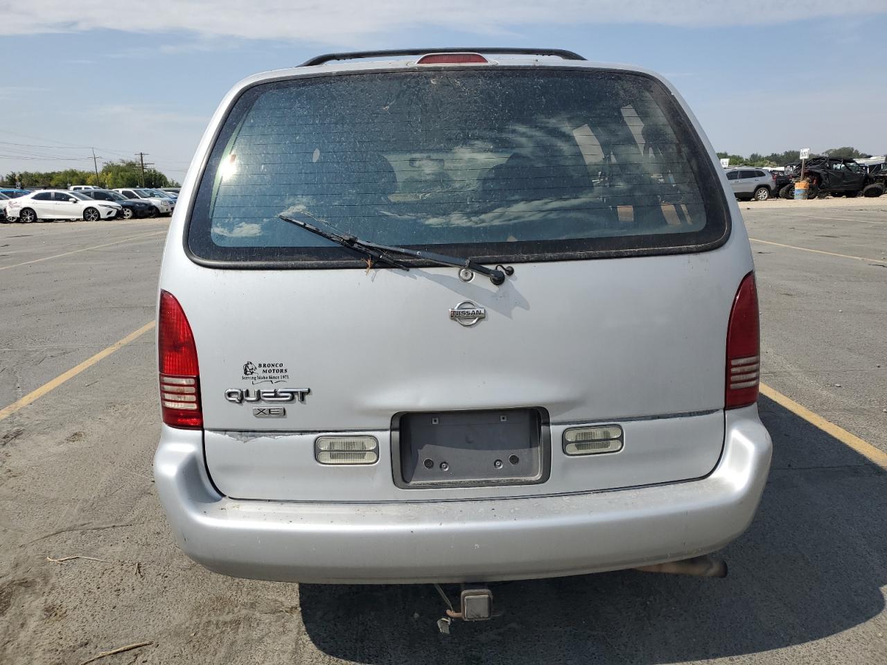 1997 Nissan Quest Xe Silver vin: 4N2DN1114VD818165