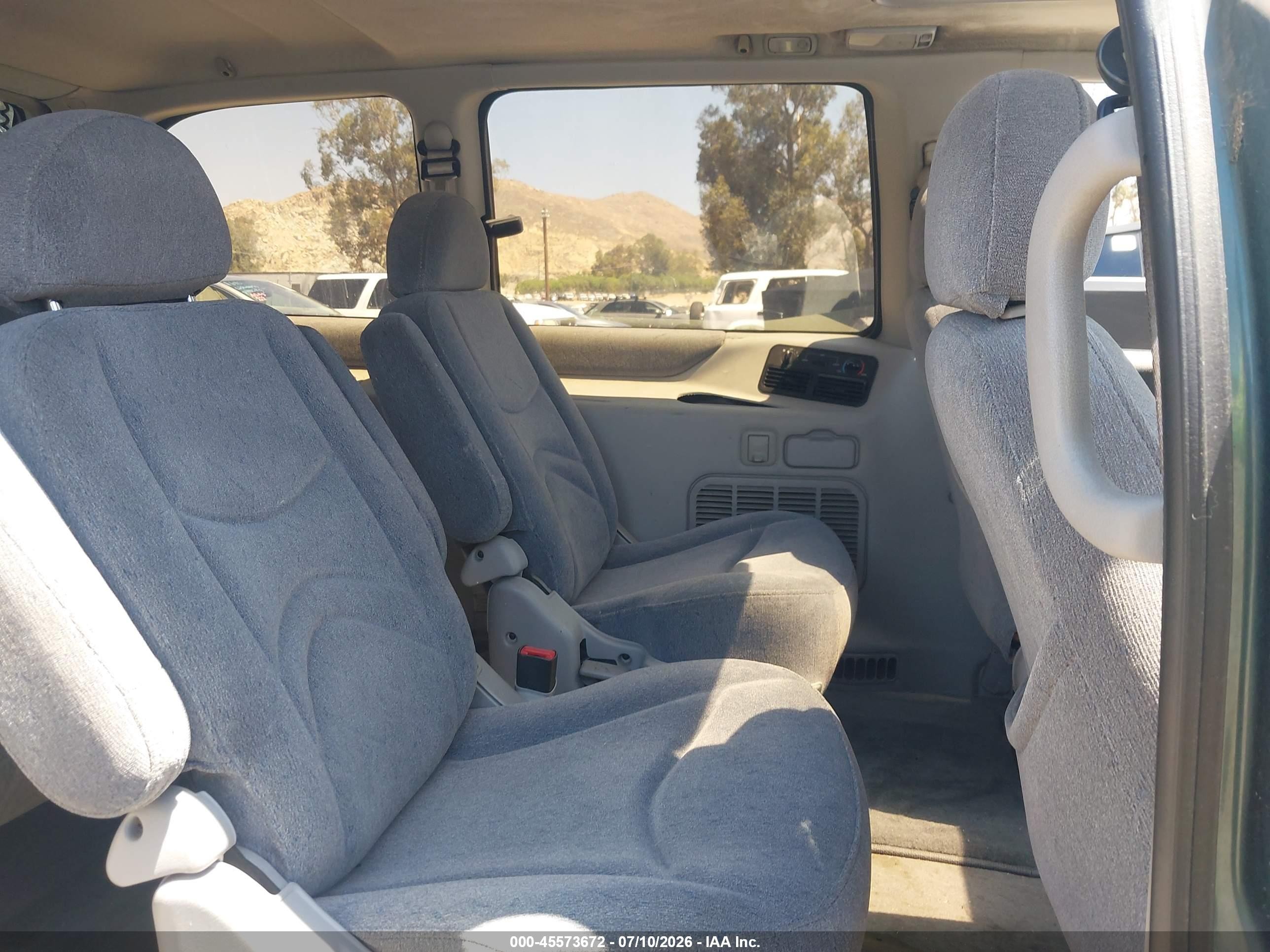 1997 Nissan Quest Gxe/xe Зеленый vin: 4N2DN1116VD812108