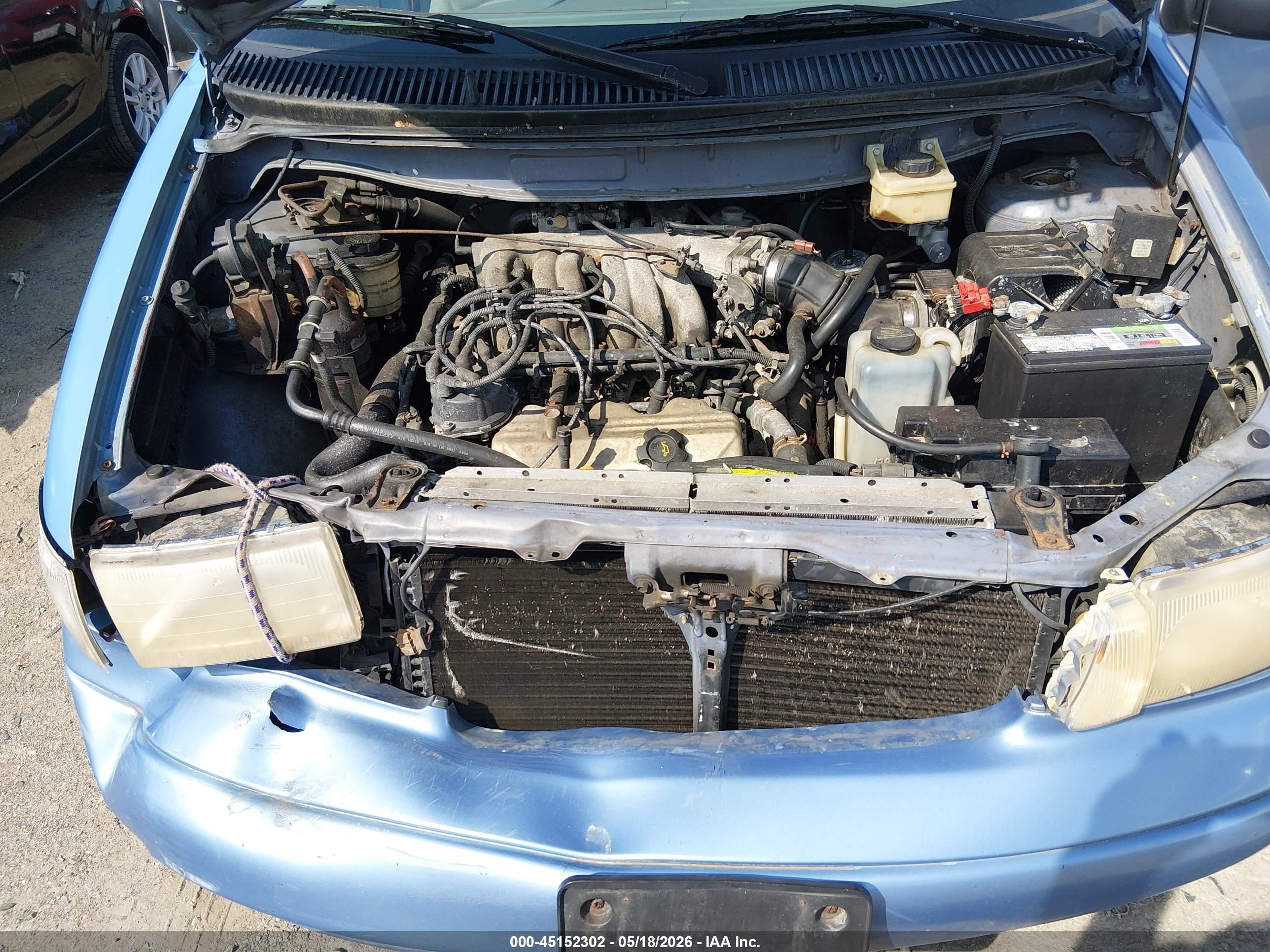 1997 Nissan Quest Gxe/xe Light Blue vin: 4N2DN1118VD839231