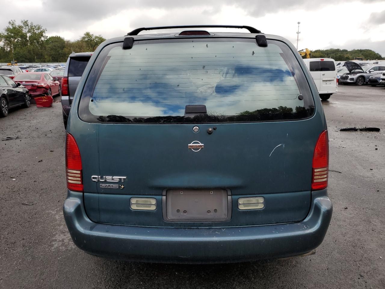 1997 Nissan Quest Xe Бирюзовый vin: 4N2DN111XVD811124
