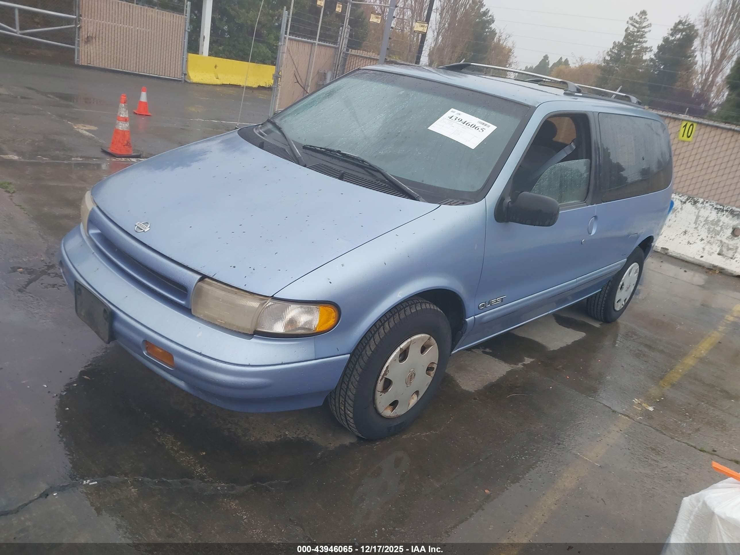 1995 Nissan Quest Xe/gxe Light Blue vin: 4N2DN11W2SD836980