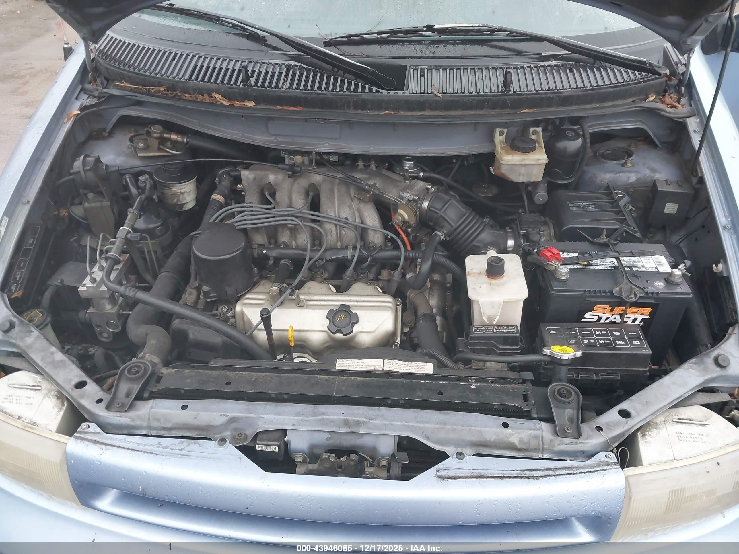 1995 Nissan Quest Xe/gxe Light Blue vin: 4N2DN11W2SD836980