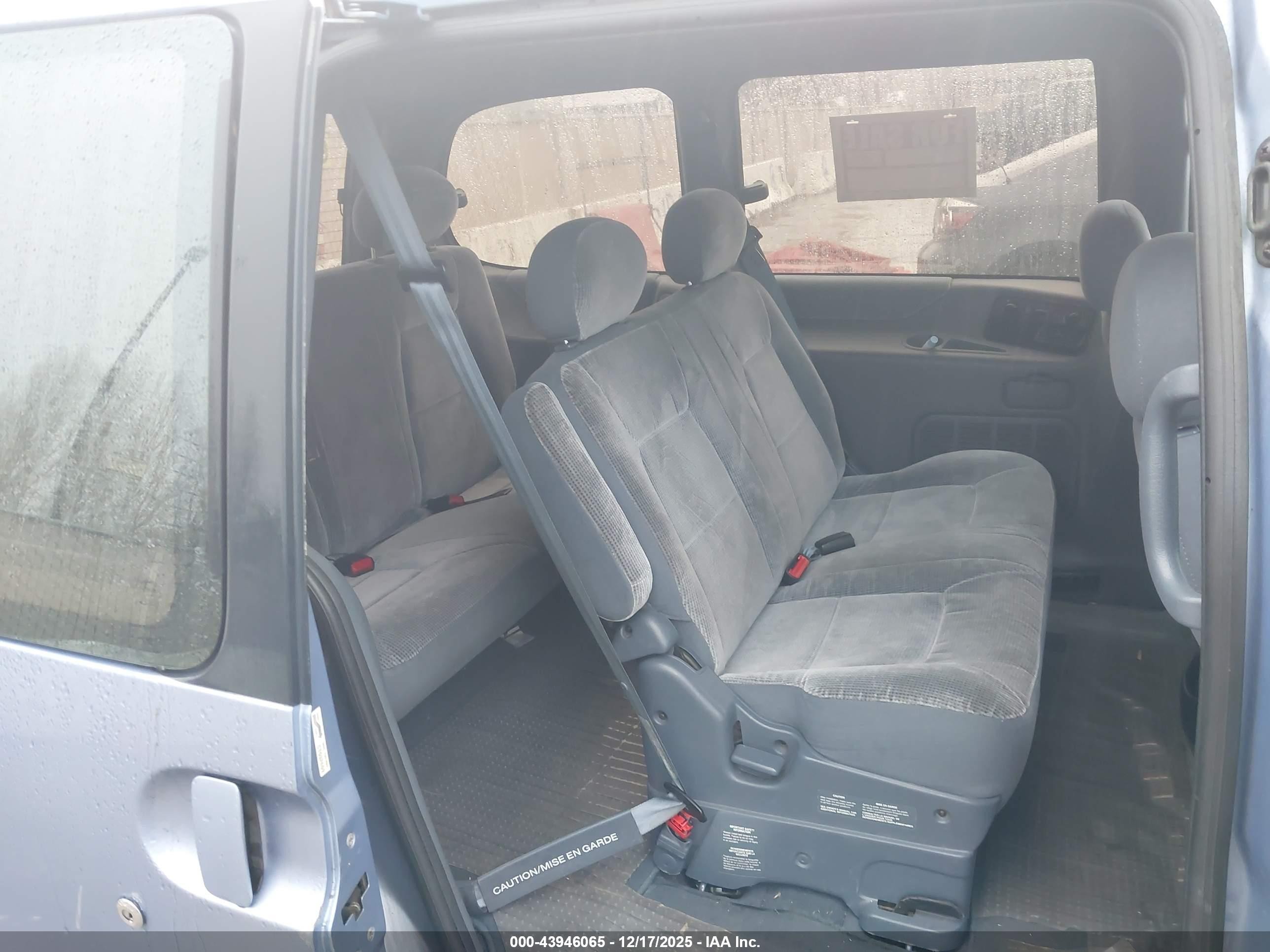 1995 Nissan Quest Xe/gxe Light Blue vin: 4N2DN11W2SD836980
