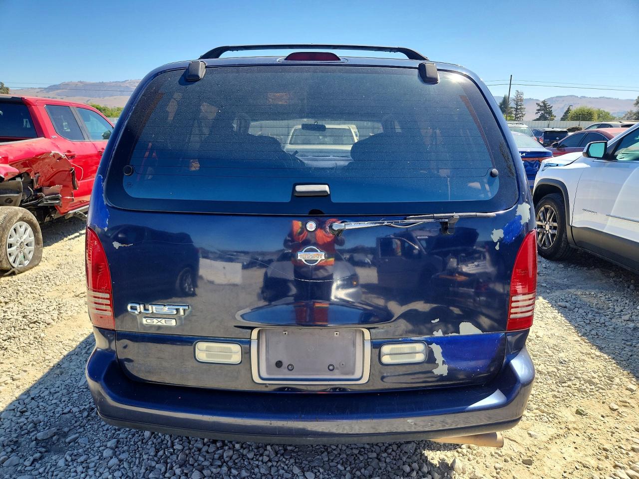 1995 Nissan Quest Xe Blue vin: 4N2DN11W3SD867770