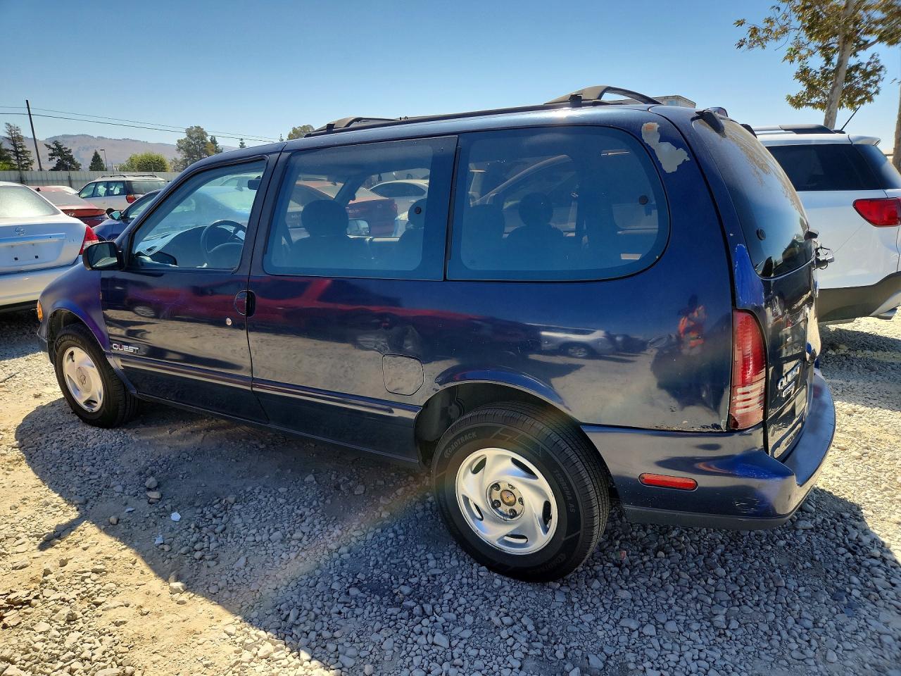 1995 Nissan Quest Xe Blue vin: 4N2DN11W3SD867770