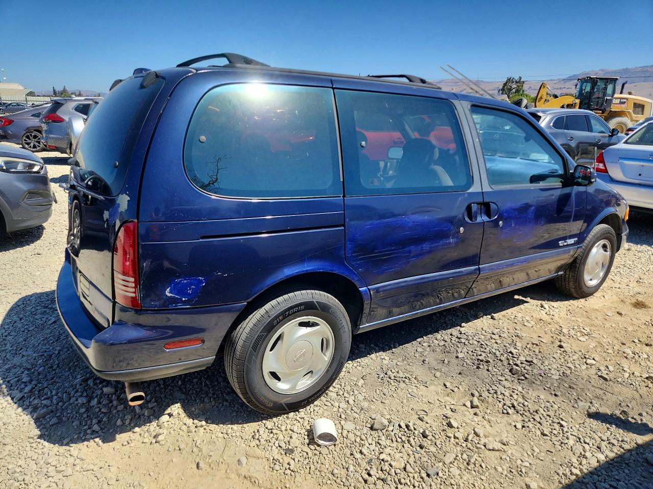 1995 Nissan Quest Xe Blue vin: 4N2DN11W3SD867770