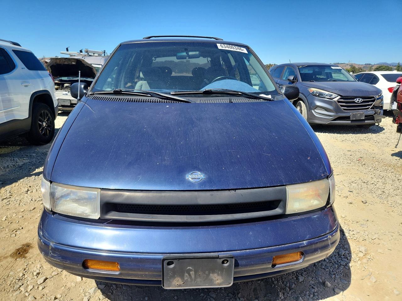 1995 Nissan Quest Xe Blue vin: 4N2DN11W3SD867770