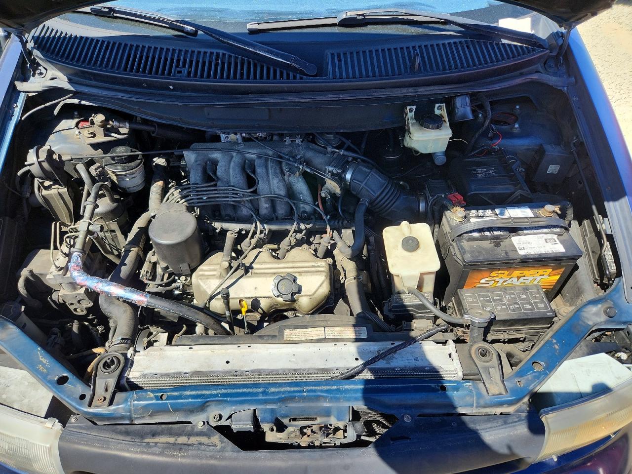 1995 Nissan Quest Xe Blue vin: 4N2DN11W3SD867770
