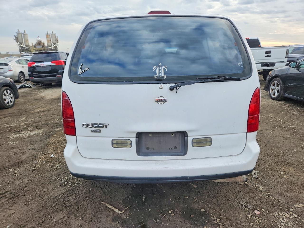 1995 Nissan Quest Xe White vin: 4N2DN11W4SD863534