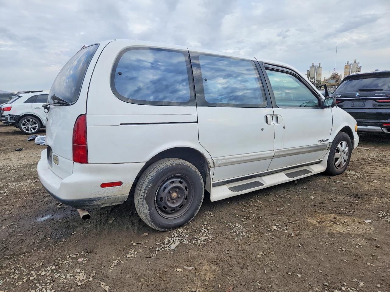 1995 Nissan Quest Xe White vin: 4N2DN11W4SD863534