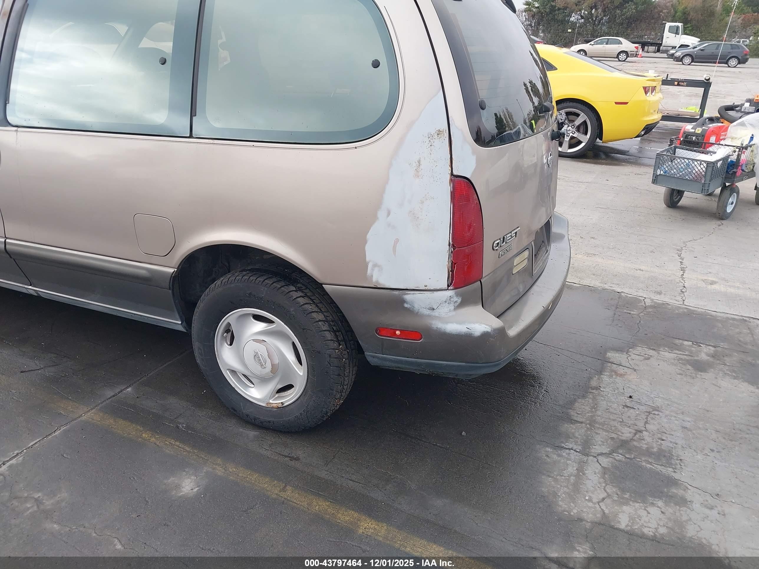 1995 Nissan Quest Xe/gxe Brown vin: 4N2DN11W6SD829191