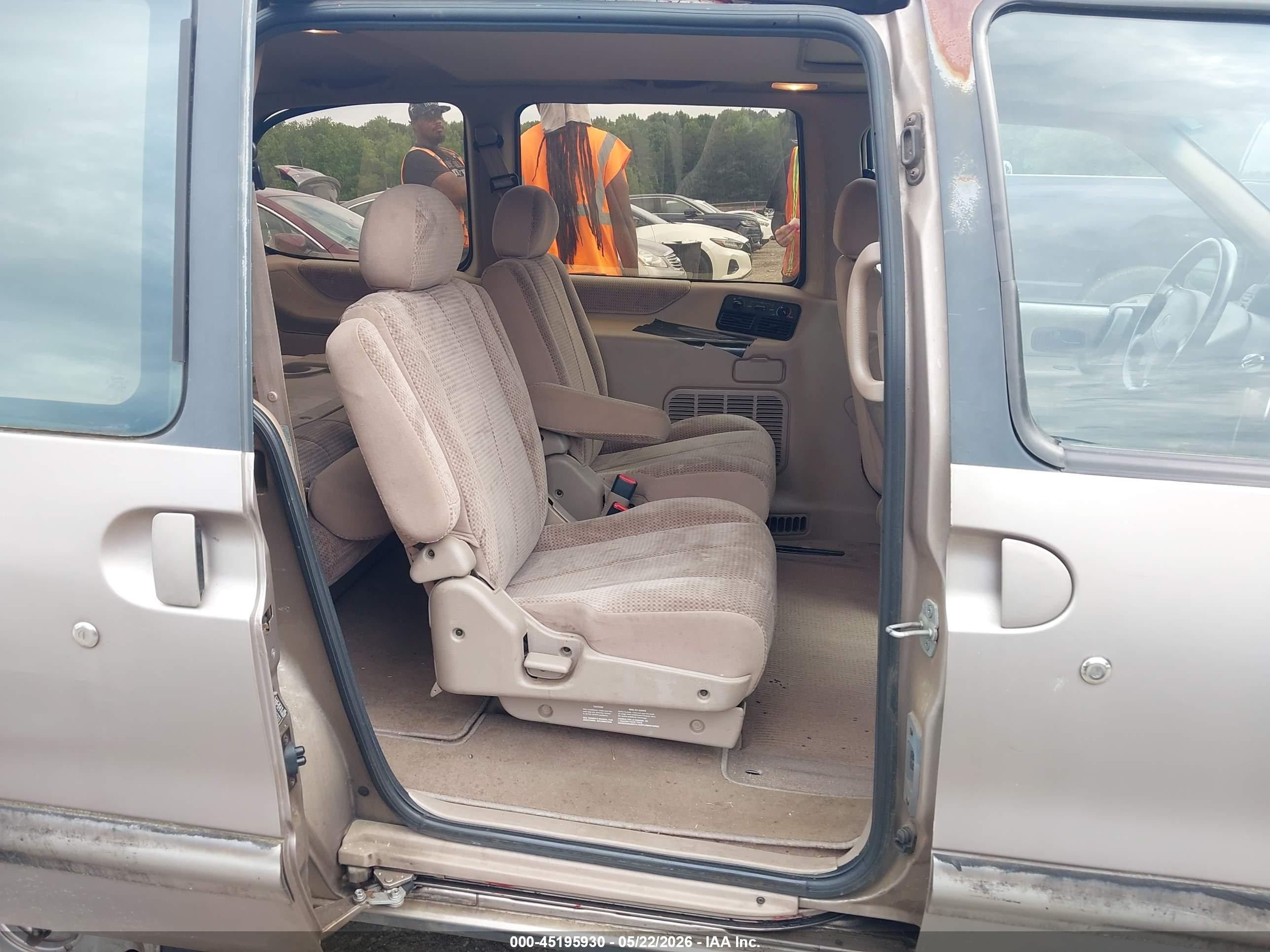 1995 Nissan Quest Xe/gxe Tan vin: 4N2DN11W7SD857677