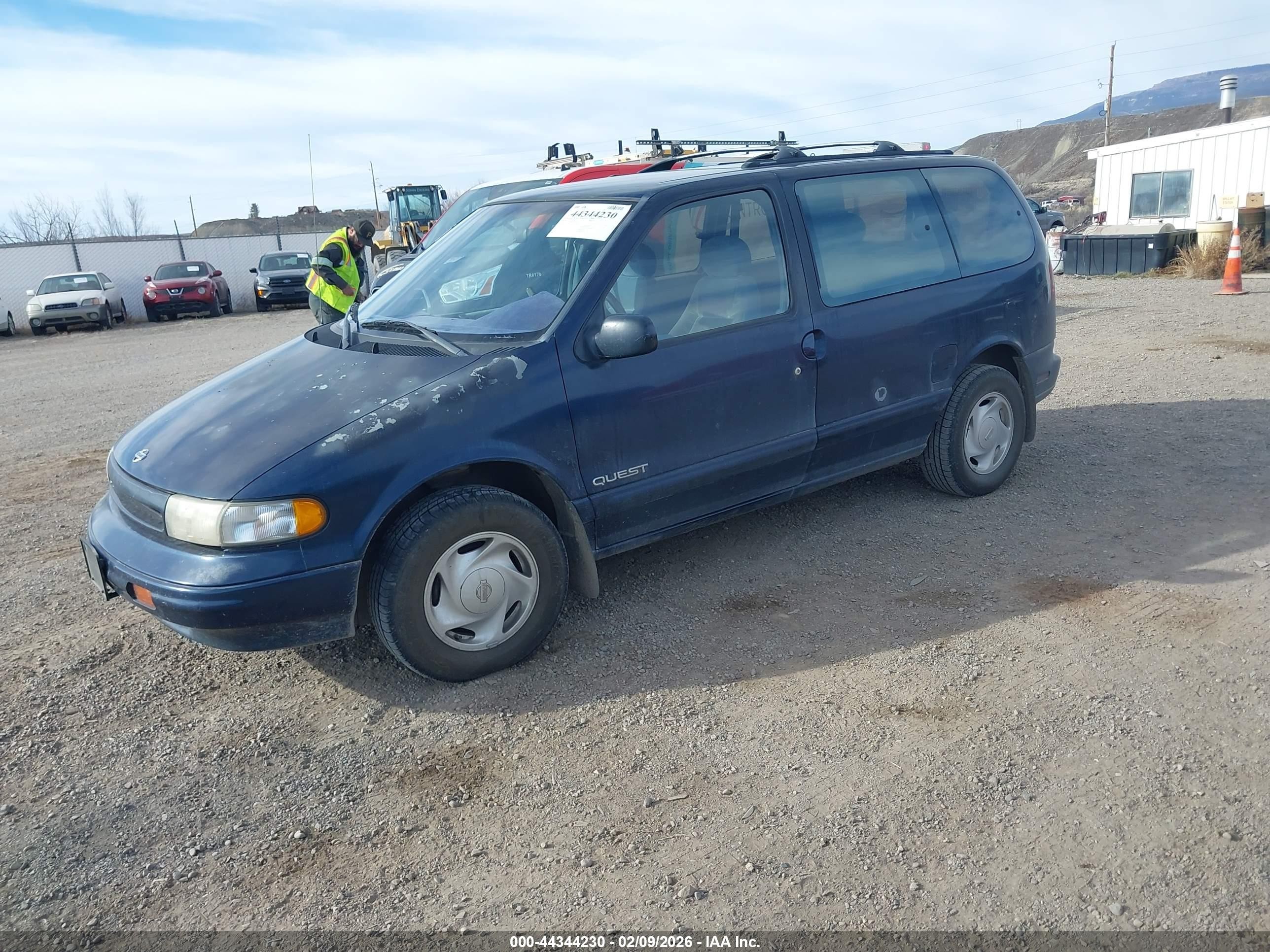 1994 Nissan Quest Xe/gxe Blue vin: 4N2DN11W8RD827047