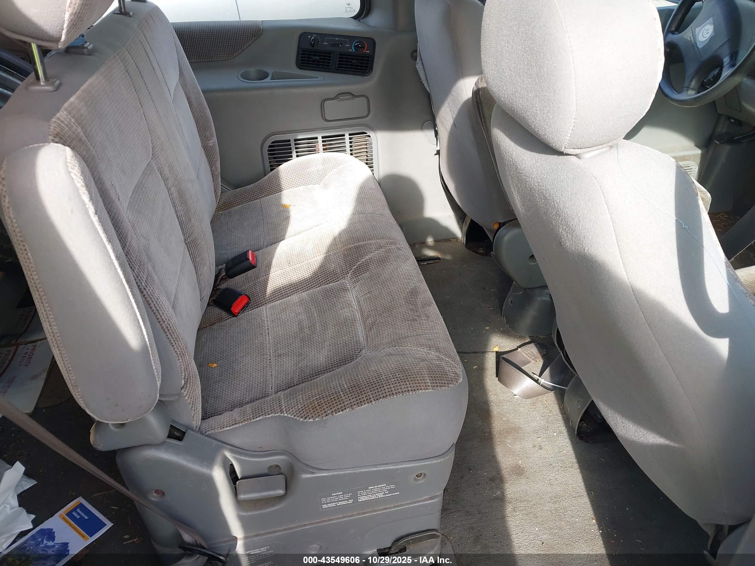 1995 Nissan Quest Xe/gxe White vin: 4N2DN11W8SD816653