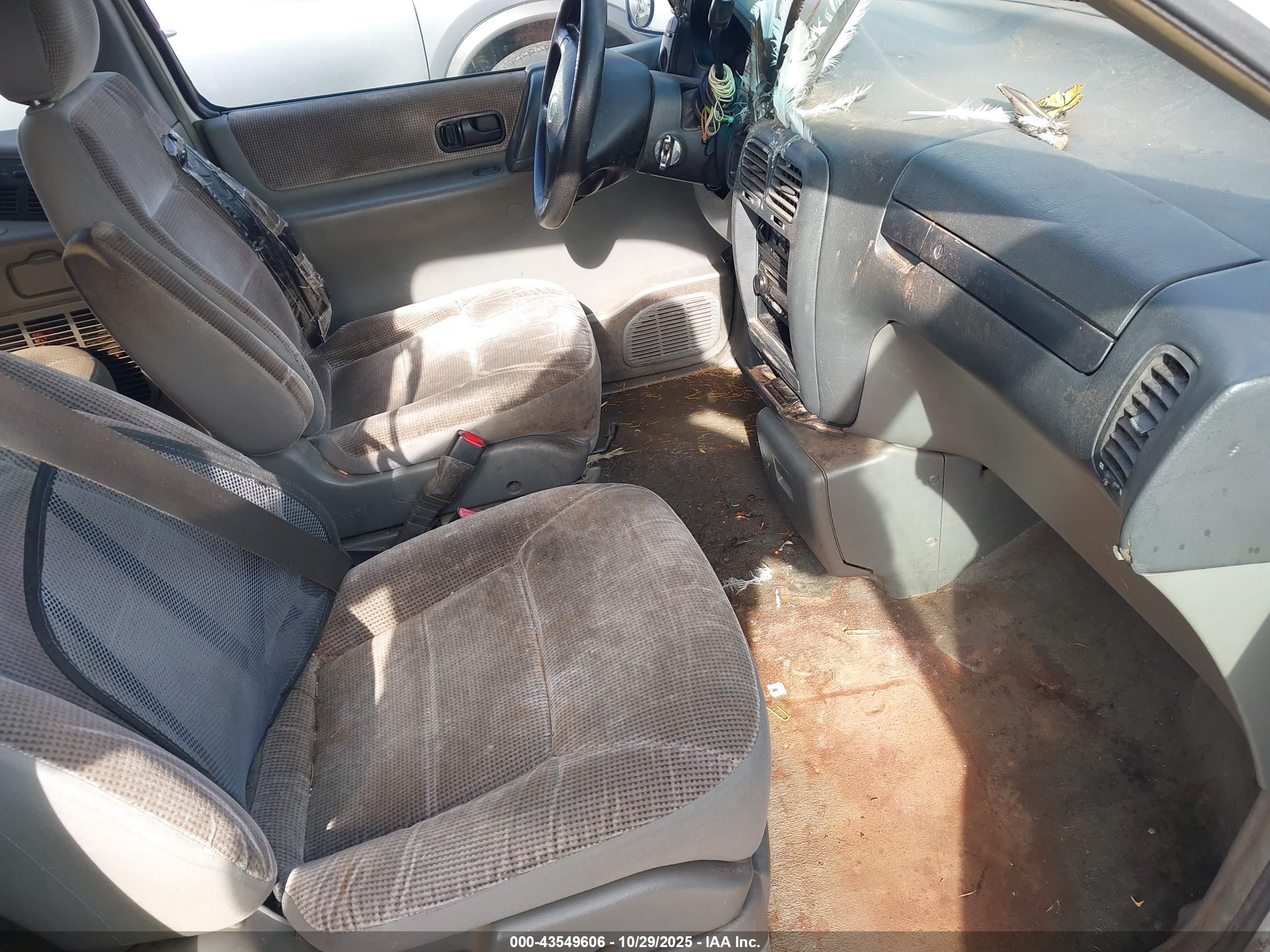 1995 Nissan Quest Xe/gxe White vin: 4N2DN11W8SD816653