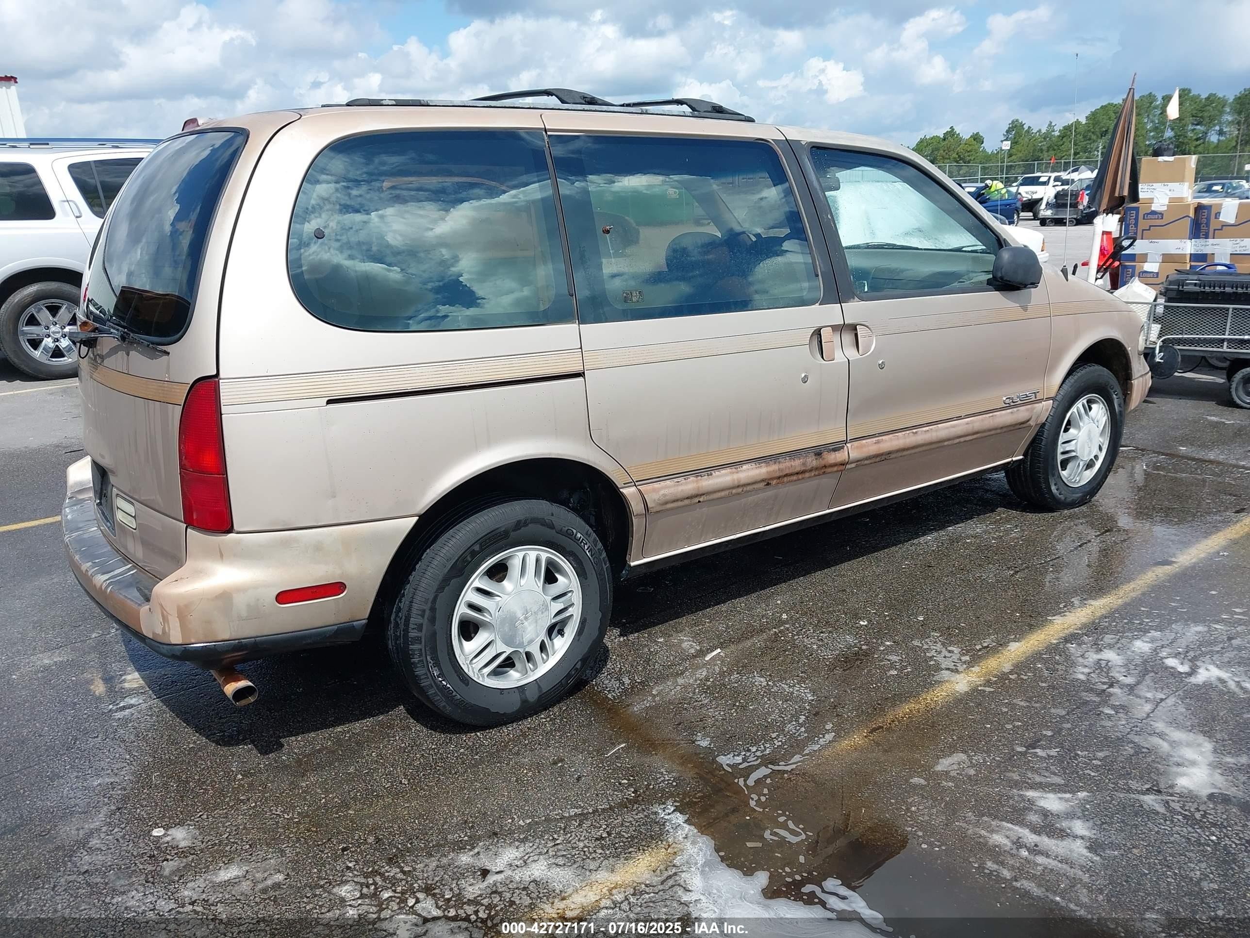 1994 Nissan Quest Xe/gxe Tan vin: 4N2DN11W9RD826084