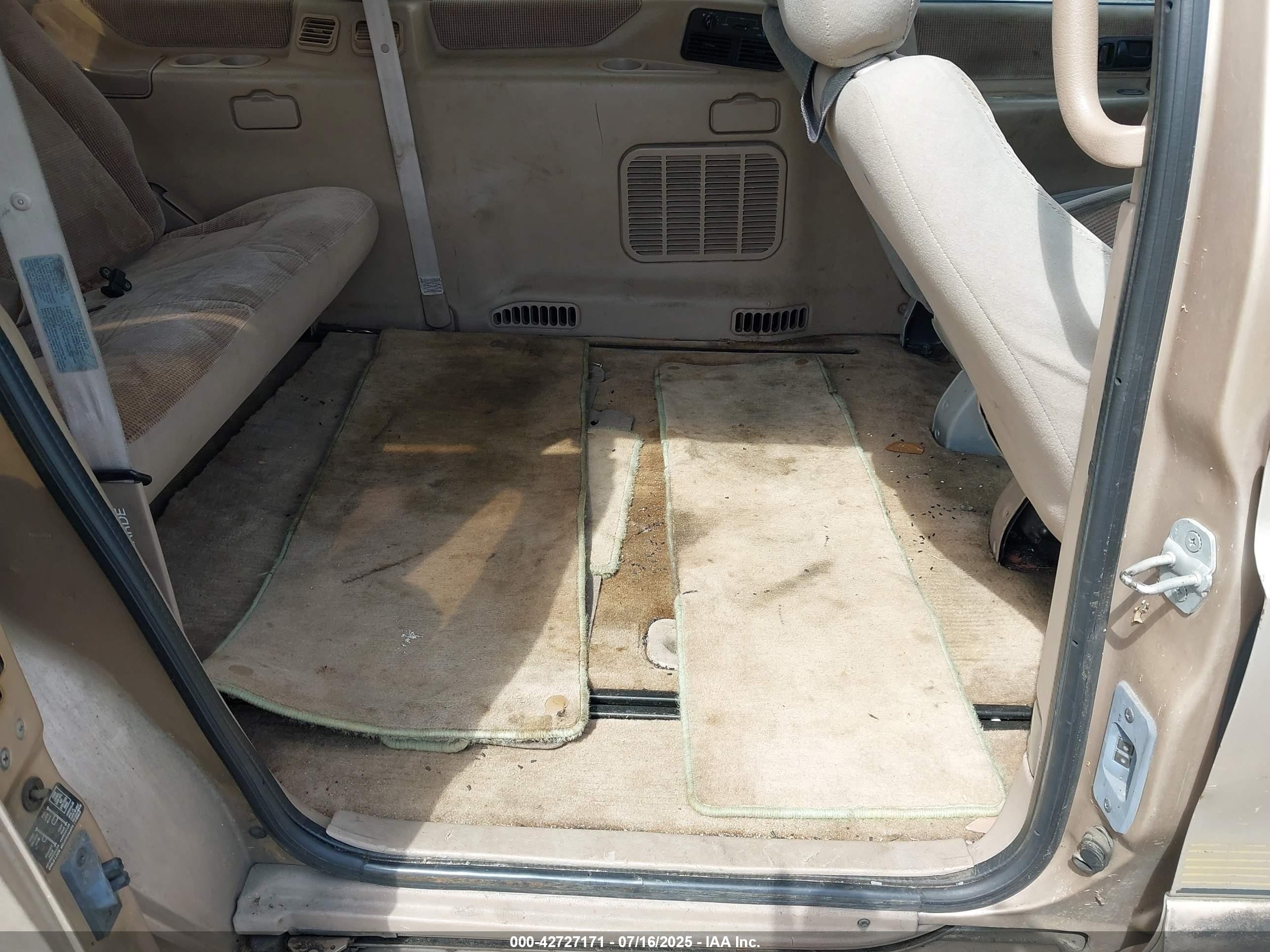 1994 Nissan Quest Xe/gxe Tan vin: 4N2DN11W9RD826084